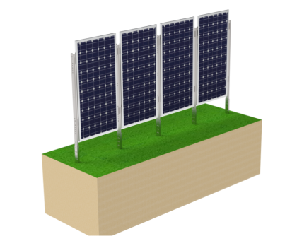 Vertical Solar Ground Mounting Systems